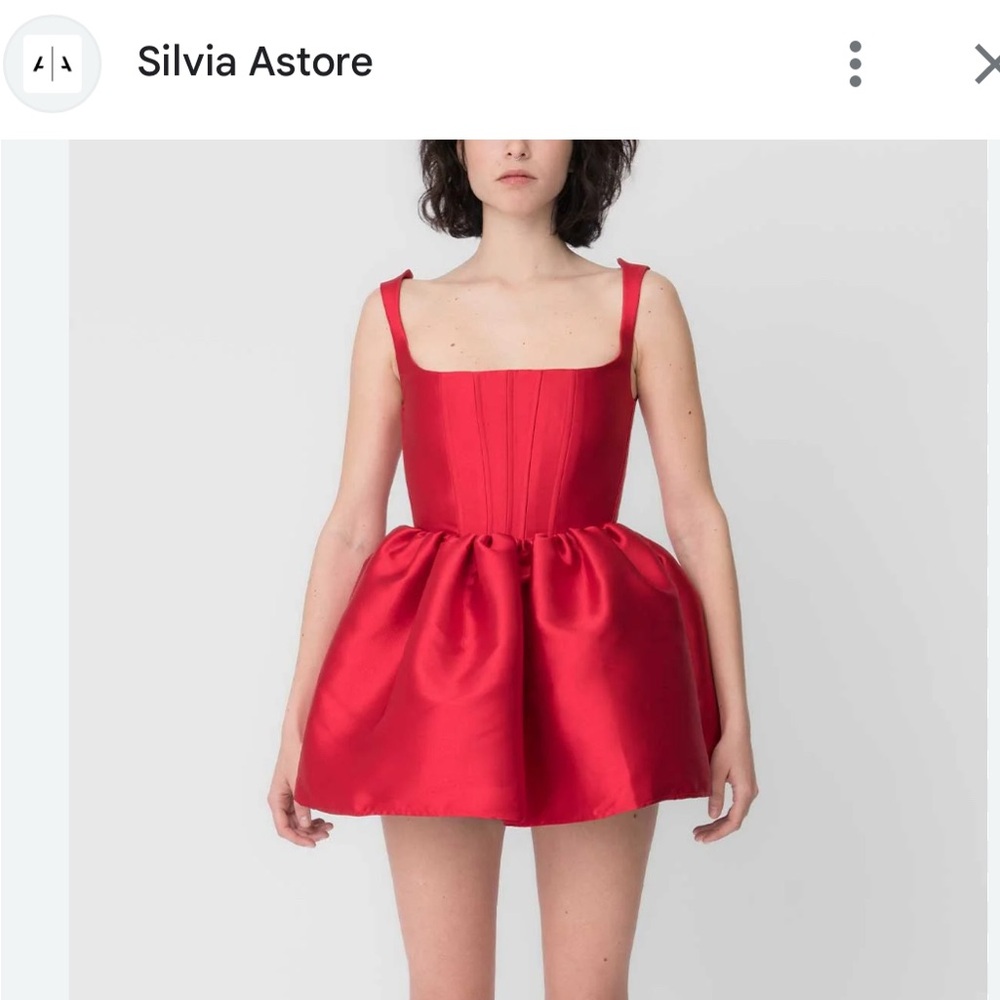 Annie’s Ibiza Silvia Astore New Annie Dress Red Size 36